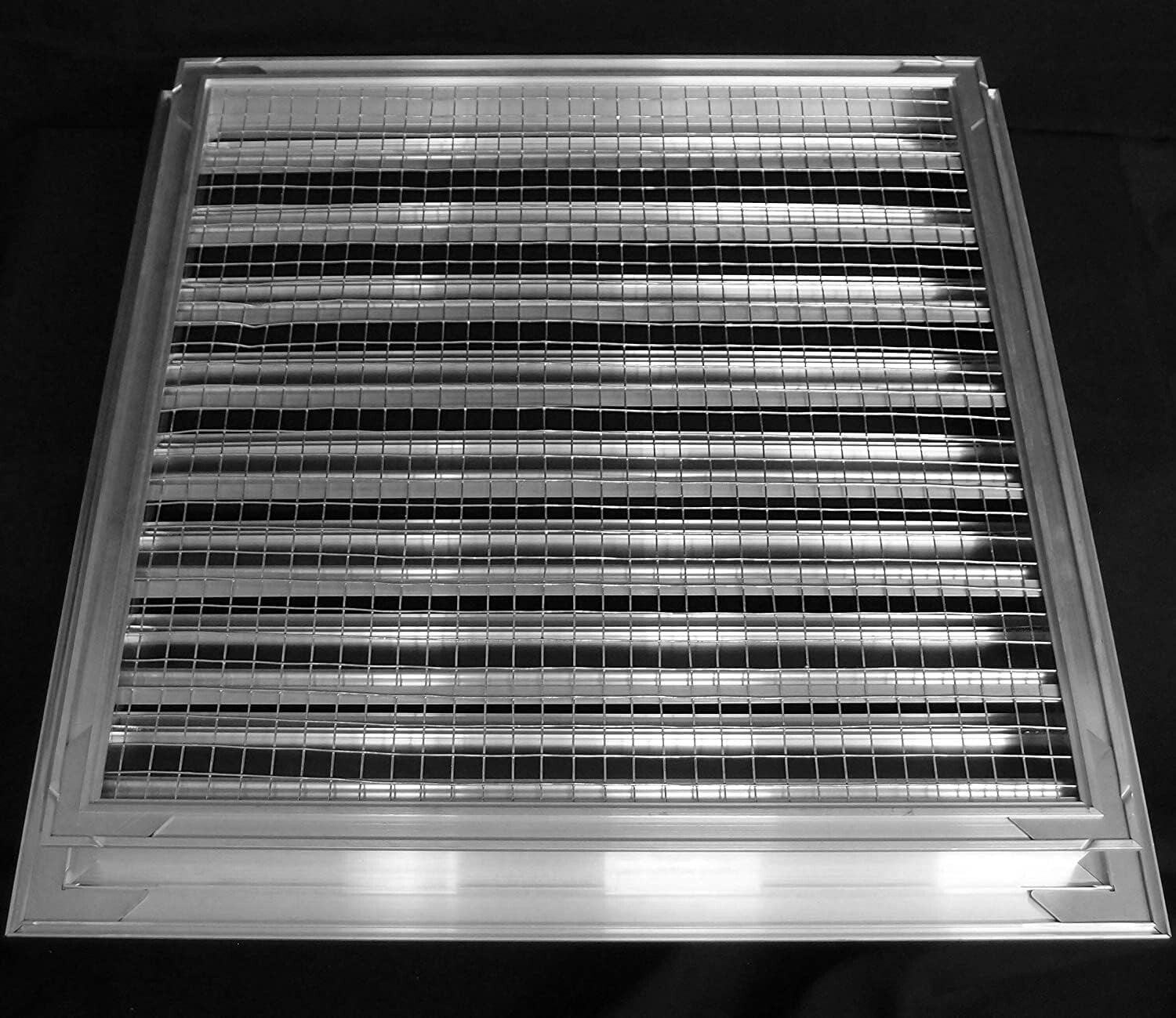 Elegant 6" x 6" Aluminum External Gable Louver Vent - Weather & Pest Resistant