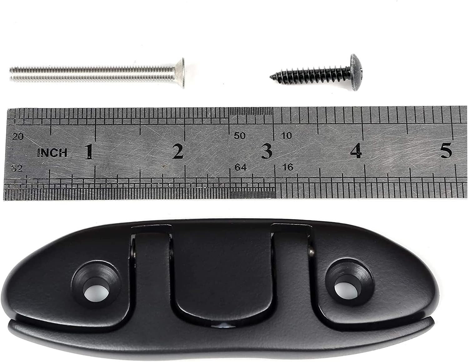 Durable 4-1/2 Inch Folding Dock Cleats - Marine-Grade Stainless Steel (Set of 4)