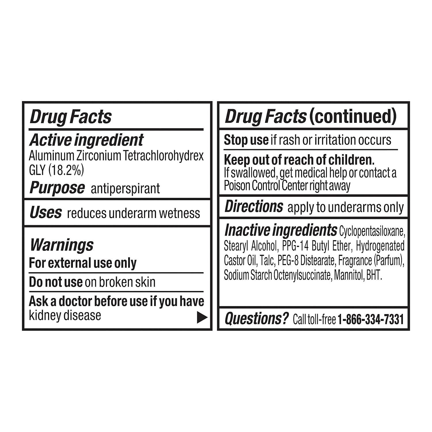 Cool Rush Men's Deodorant Stick - 24-Hour Protection, 0.5 Oz Pack of 36