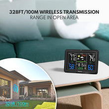 Load image into Gallery viewer, Atomic Clock Outdoor Thermometer &amp; Humidity Monitor - Stylish Home Essential
