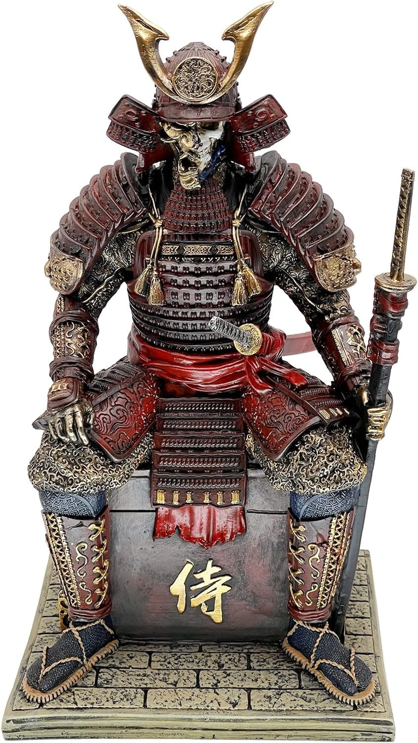 Eco-Friendly Resin Samurai Undead Warrior Figurine - Perfect Gift for Collectors