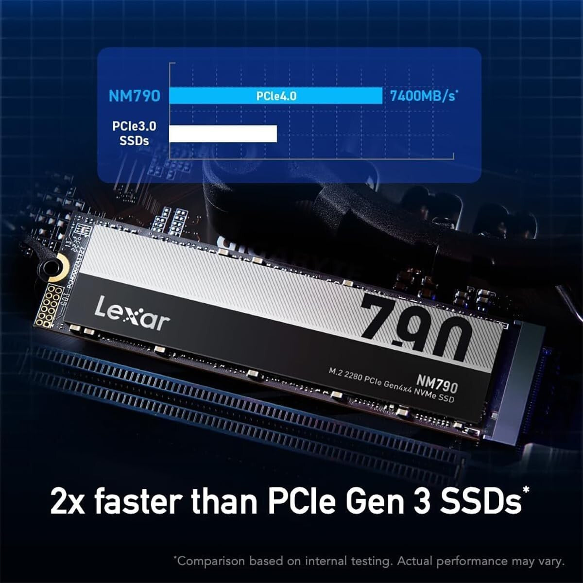 4TB PCIe Gen4 NVMe SSD - Ultra-Fast Performance for Gaming & Content Creation