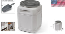 Load image into Gallery viewer, Versatile Airtight Pet Food Storage Container - 10 Gal Capacity with Scoop