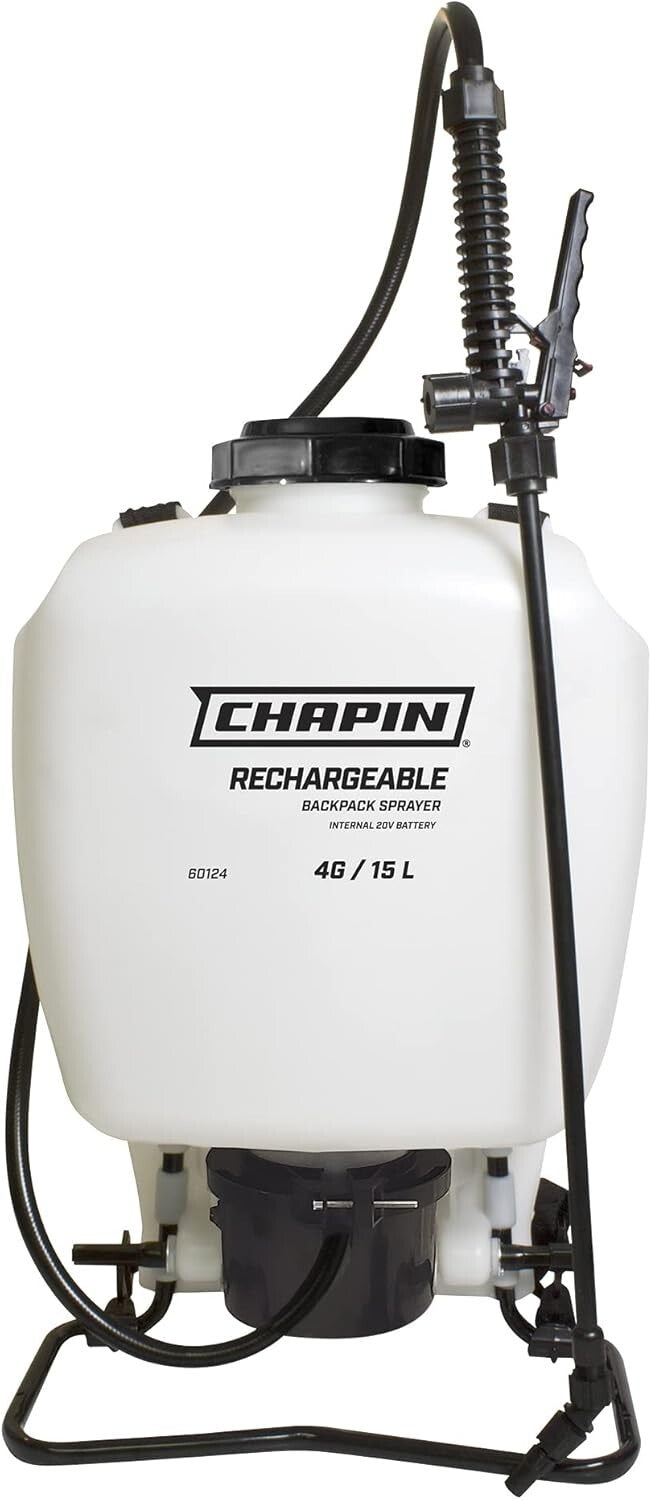 Chapin 4-Gallon Battery Powered Backpack Sprayer - Ideal for Lawn & Garden Care