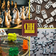 Load image into Gallery viewer, Premium Double 15 Domino Set with 9 Train &amp; 2 Chicken Markers - Travel Ready
