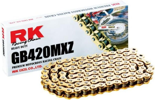 Durable 126-Link Gold Alloy Steel Racing Chain with 5000 lbs Tensile Strength