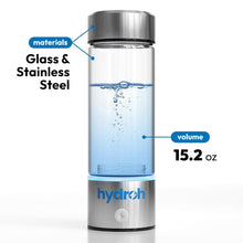 Load image into Gallery viewer, Sleek 15oz Hydrogen Water Bottle - Supports Wellness and Energy Boosting