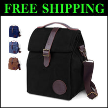 Load image into Gallery viewer, Heavy-Duty Insulated Lunch Cooler for Work &amp; Travel - Water-Resistant &amp; Stylish
