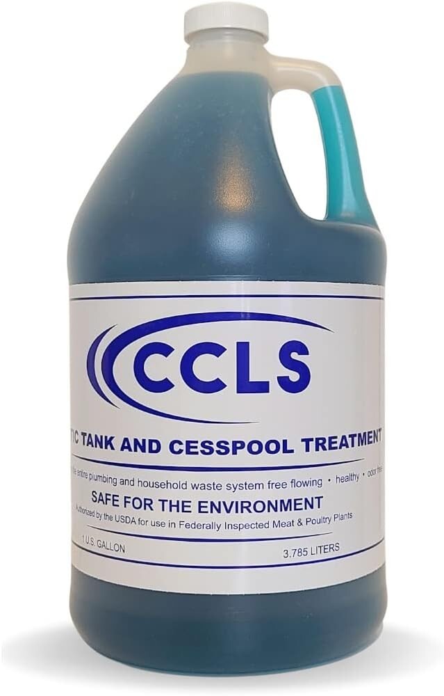 Eco-Friendly Septic Tank Additive: 1-Gallon Non-Corrosive and Odor-Free Formula