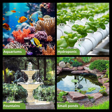 Load image into Gallery viewer, Efficient Submersible Pump for Fish Tanks, Ponds &amp; Hydroponic Systems - 1100 GPH