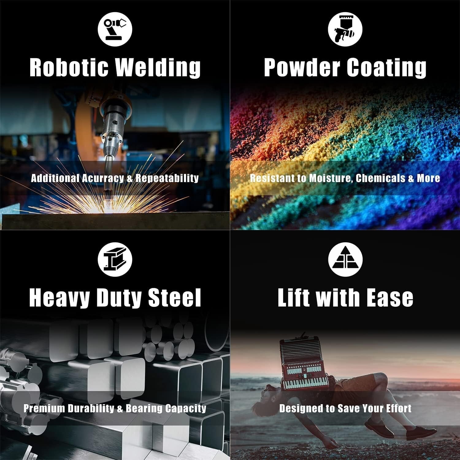 Premium 2 Ton Hydraulic Trolley Floor Jack with Safety Bypass and Carrying Case