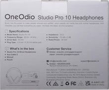 Load image into Gallery viewer, High-Sensitivity Studio Headphones with Adjustable Headband &amp; Carrying Case