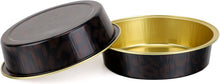 Load image into Gallery viewer, Dark Red Spot Round 4-Inch Aluminum Pans with Lids - Ideal for All Occasions