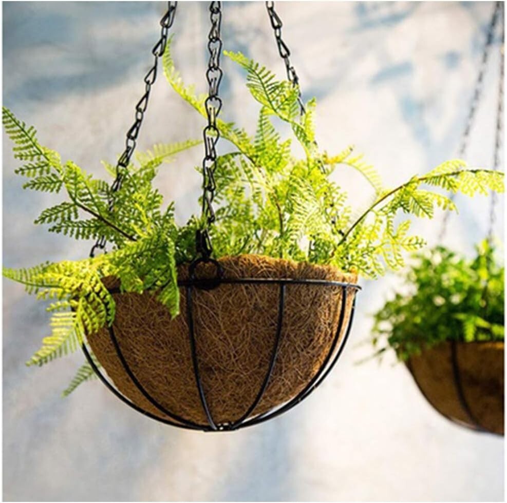 2 PCS 22" Round Coco Liners for Planters - Breathable Coconut Fiber Replacement