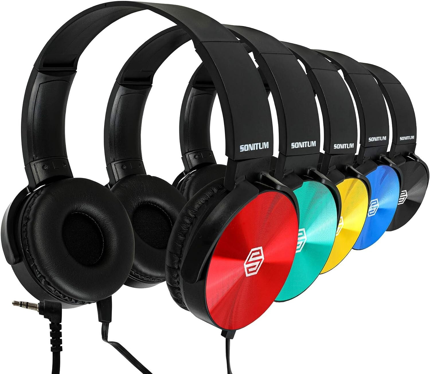 Durable & Comfy Kids Headphones Bulk Set - Ideal for School and Online Learning