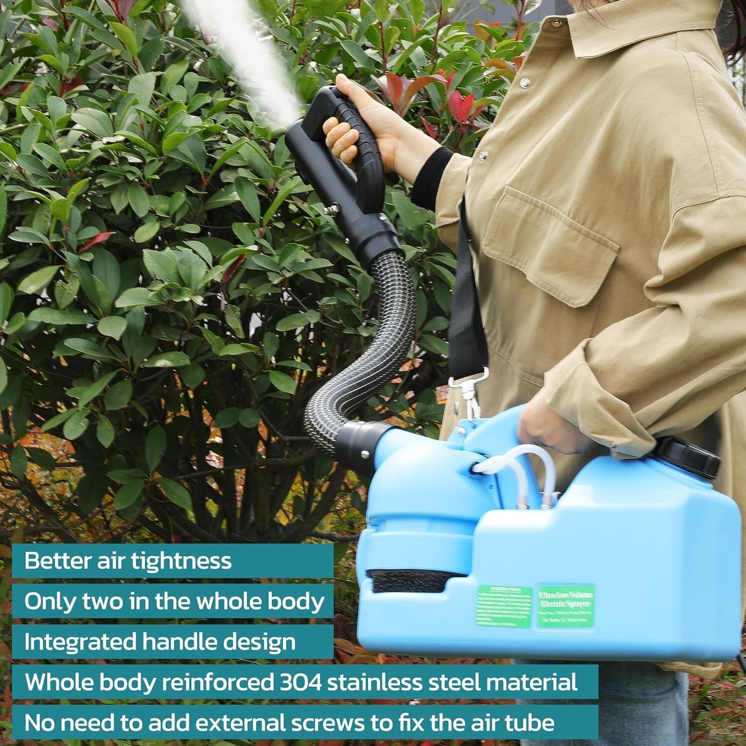 Adjustable Grit Electric ULV Sprayer - Ideal for Homes, Farms & Schools