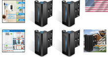 Load image into Gallery viewer, Durable Black Door Lock Latch - 4Pack Childproof Reinforcement for Home Security