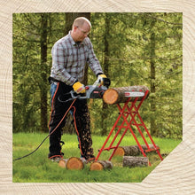 Load image into Gallery viewer, Durable Foldable Sawbuck with High-Speed Steel Blade for Safe Logging &amp; Firewood