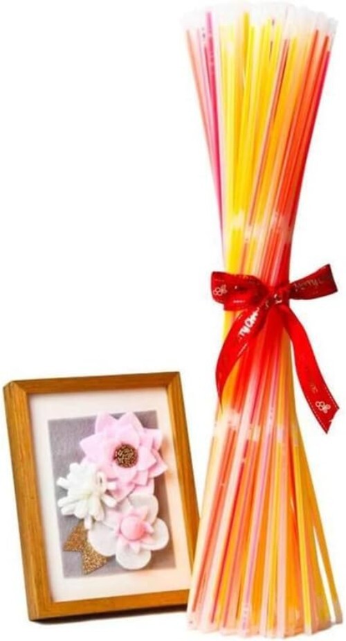 Long-Lasting Waterproof Glow Necklaces - 100ct for Festivities & Raves