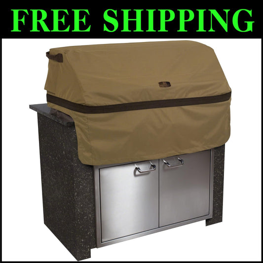 Hickory Water-Resistant Grill Cover - 32'' BBQ Protection with Warranty