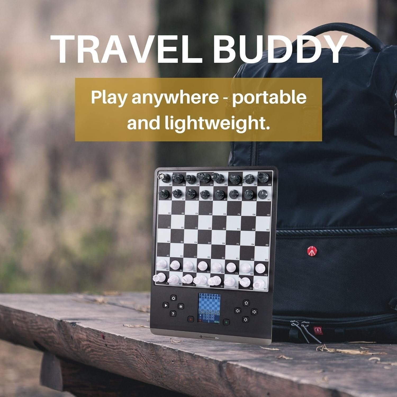 Portable Smart Chess Board with Magnetic Pieces - Perfect for Learning & Play