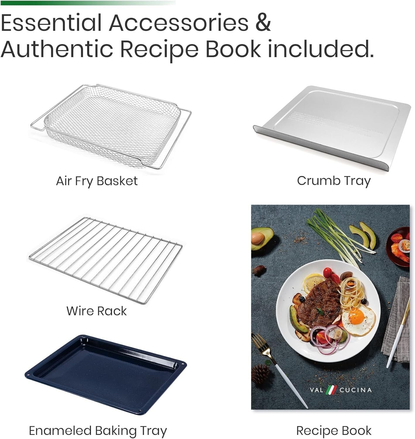 Extra Large Infrared Air Fryer with 10 Functions - 6-Slice Capacity, Easy Clean