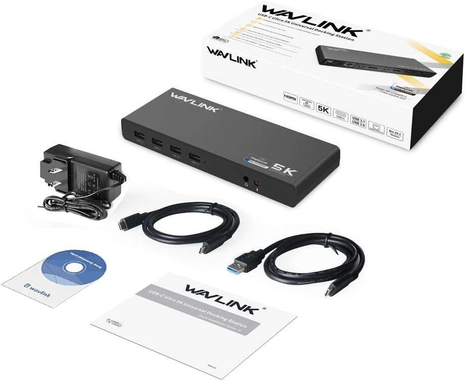 Advanced USB-C Dual 4K Docking Station: Perfect for Mac & Windows Laptops