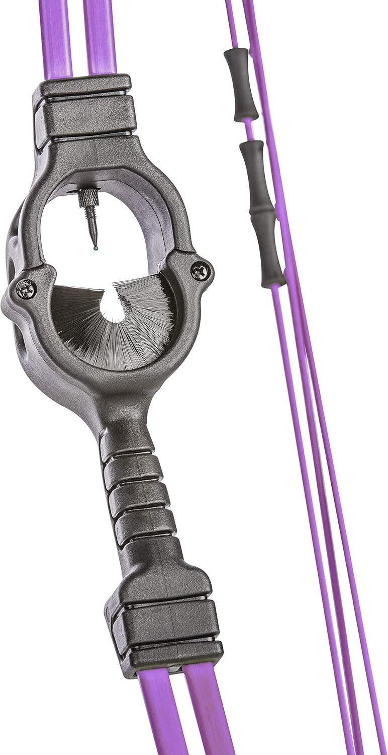 Lightweight Youth Bow Set with Whisker Biscuit, Ideal for Ages 5-10 - Flo Purple