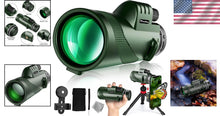 Load image into Gallery viewer, Lightweight 12X Manual Focus Monocular with Smartphone Compatibility &amp; Finder
