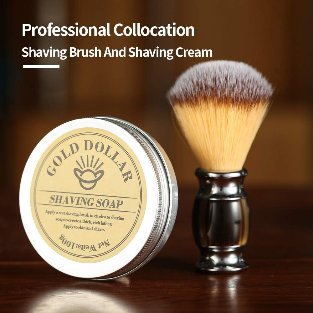 Elegant Retro Straight Razor with Wooden Handle - Complete Barber Shaving Set