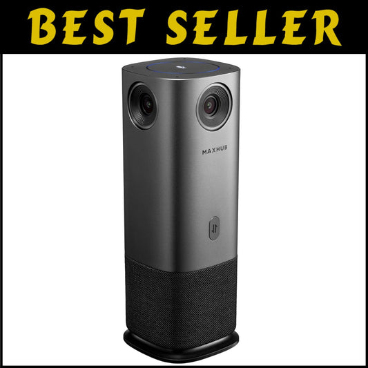 MAXHUB 360-Degree 4K Smart Video Conference Camera with Auto Speaker Tracking