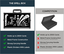 Load image into Gallery viewer, Elegant Rectangular Card Holder with 8 Dividers for Ultimate Game Organization