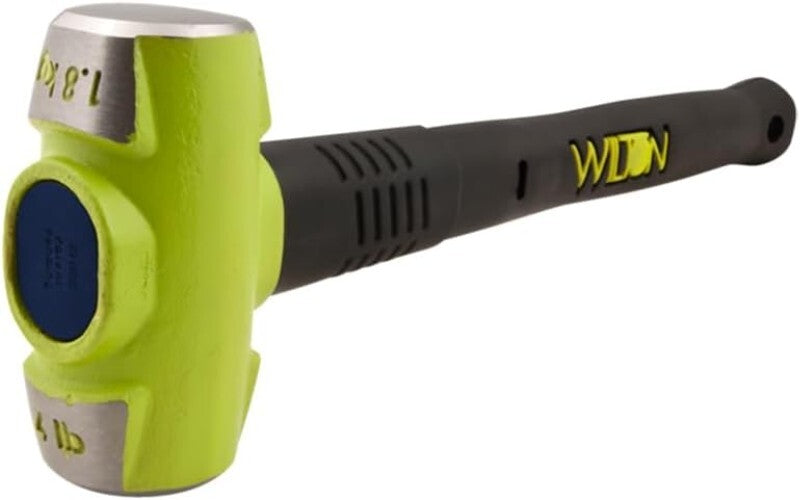 B.A.S.H 12" Soft Face Sledge Hammer - Durable 4 lb Head with Ergonomic Grip