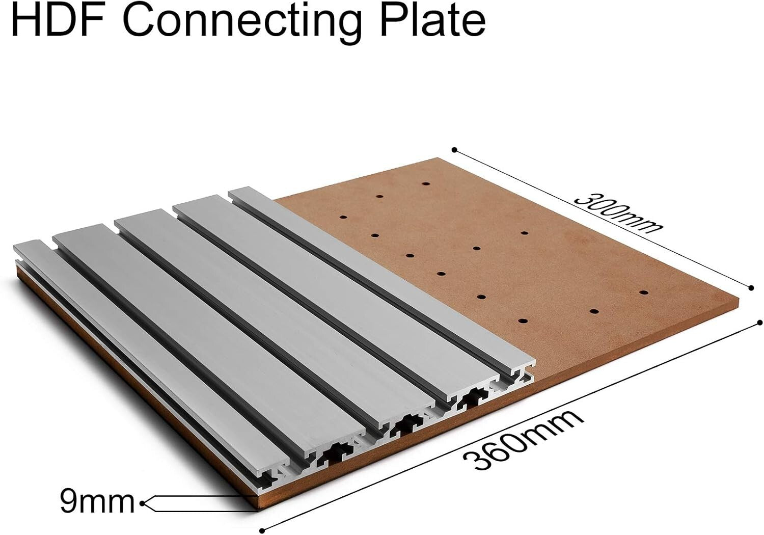 Versatile Aluminum Spoilboard for 3018 CNC - Stable T-Slots for Precision Work