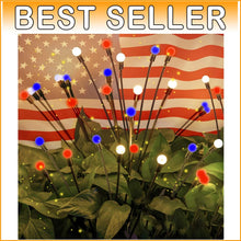 Load image into Gallery viewer, Waterproof Solar Garden LED Lights - Capture the Spirit of Independence Day