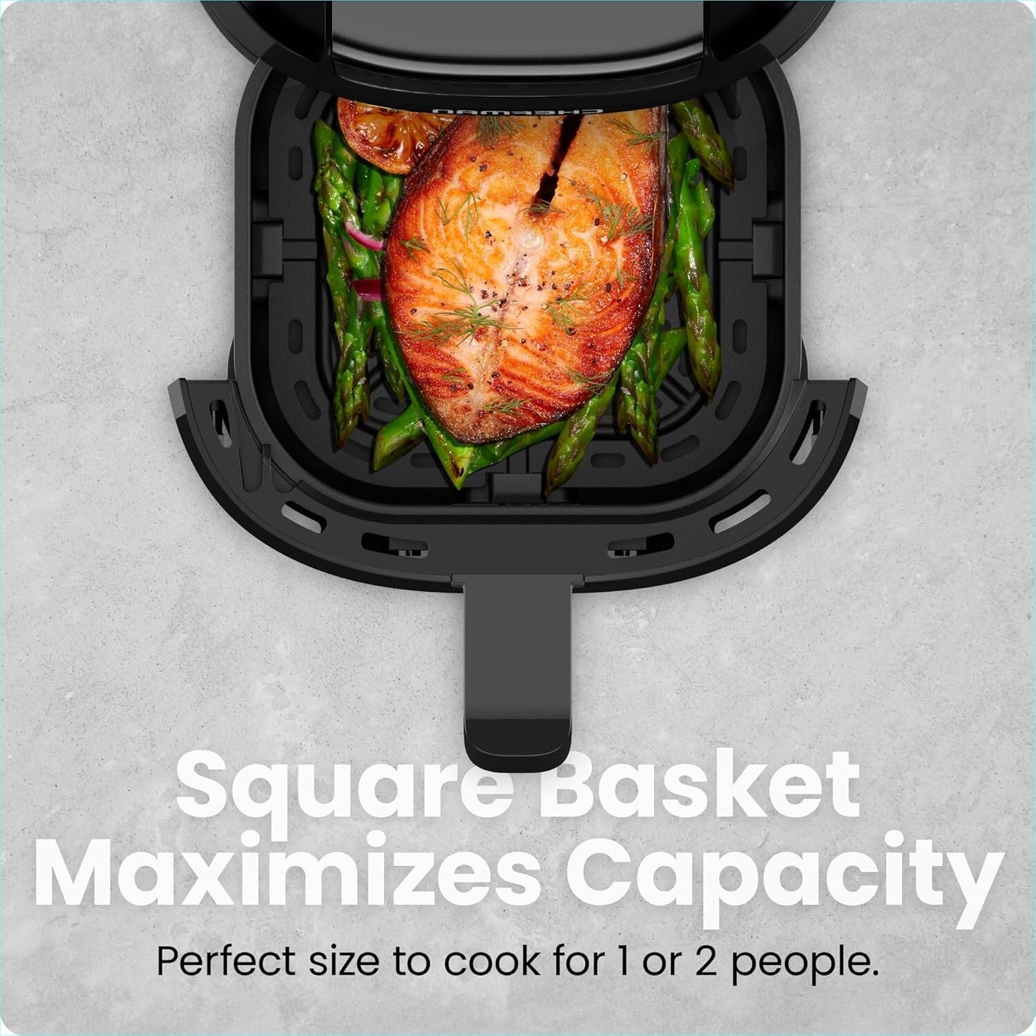 Space-Saving 2 Qt Mini Air Fryer with Nonstick Basket - Quick & Easy Meals