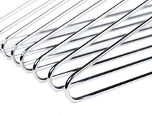 Load image into Gallery viewer, 60 Heavy Duty Metal Hangers with Polished Chrome Finish for Ultimate Durability