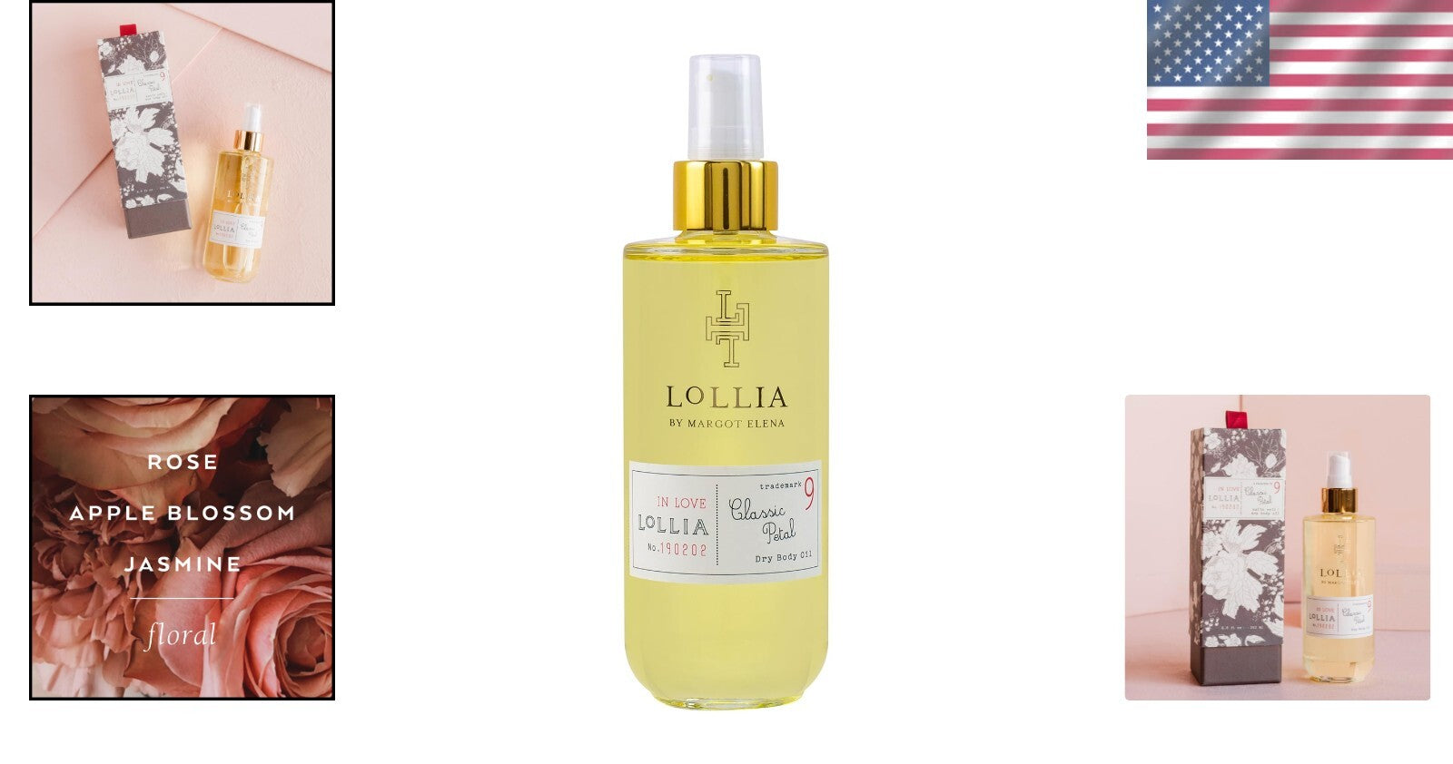 Classic Petal Infused Dry Body Oil 6.8 Fl. Oz – Hydrating Luxury for All Skin