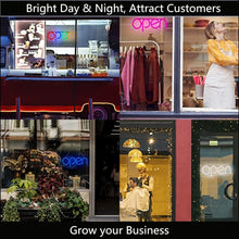 Load image into Gallery viewer, 16x6 Energy-Saving LED Open Sign with Double-Sided Open/Closed Display