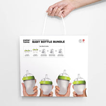 Load image into Gallery viewer, Eco-Friendly Silicone Baby Bottle Set - 7 Pieces, Colic Prevention &amp; Easy Clean