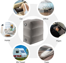 Load image into Gallery viewer, Portable Kids Airplane Bed and Adult Footrest - Inflatable, Lightweight Design