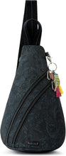 Load image into Gallery viewer, Black Tonal Eco Twill Backpack with Adjustable Strap – Fashion Meets Function