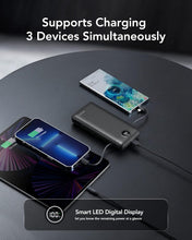 Load image into Gallery viewer, 20000mAh Fast Charging Power Bank with Built-In Wall Plug &amp; LED Display