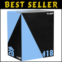 Load image into Gallery viewer, Versatile Anti-Slip Plyo Jump Box - 3 Height Settings for Maximum Performance