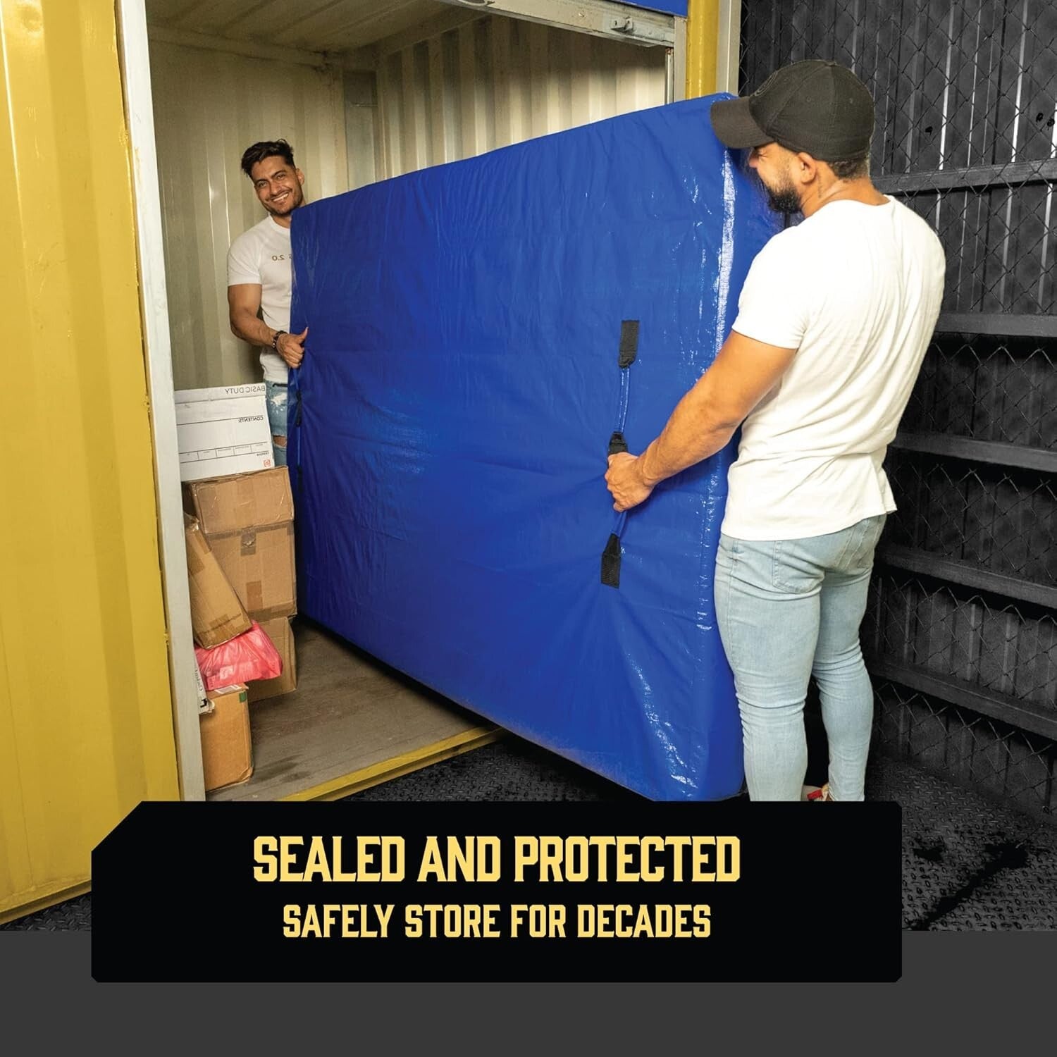 Premium Mattress Storage Bags for King Size - Extra Protection with 8 Handles