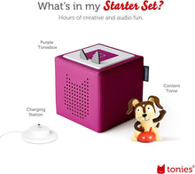 Load image into Gallery viewer, Toniebox Audio Player Starter Set with Playtime Puppy - Purple Huggable Fun