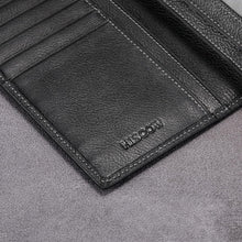 Load image into Gallery viewer, Elegant Vintage Black Calfskin Wallet - 15 Credit Card Slots &amp; Cash Compartment