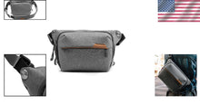 Load image into Gallery viewer, Lightweight Everyday Sling Bag with Adjustable Strap and External Carry Straps
