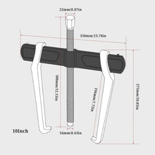 Load image into Gallery viewer, 10" 2-Jaw Gear Puller - Premium CR-V Steel for Internal/External Specimens