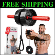 Load image into Gallery viewer, Durable Wrist Roller with Non-Slip Grip - Ideal for Strength Training &amp; Recovery